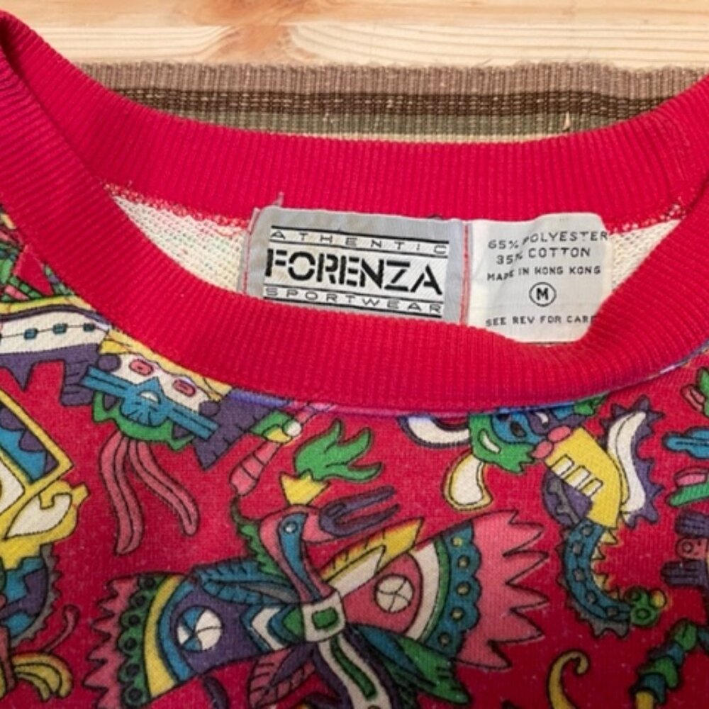 Athentic Forenza Red Sweathshirt With Primitive D… - image 3